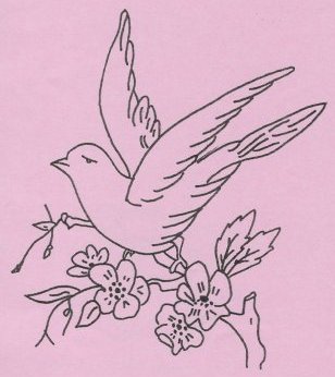 branching out iron-on embroidery pattern