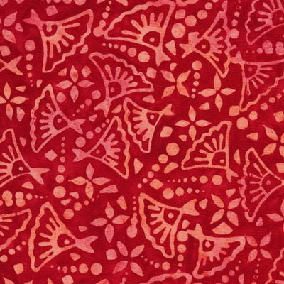 Majestic Batiks - Mandarin-310 Red