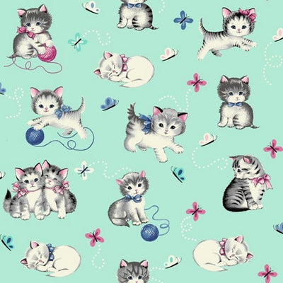 Freckle & Lollie - D184-G Vintage Kitties