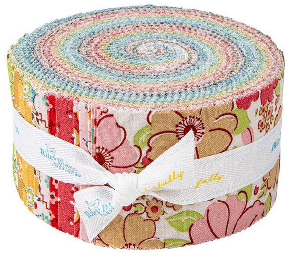 Riley Blake - Kindness - Always 2.5 inch Rolie Polie 40 pcs 889333287100  Quilting Fabric