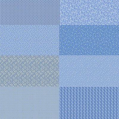 Andover - Double Blues Fabric Collection