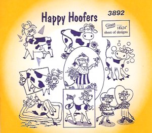 Aunt Martha 3892 - Happy Hoofers