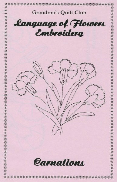 Penny Saver Embroidery - Carnations