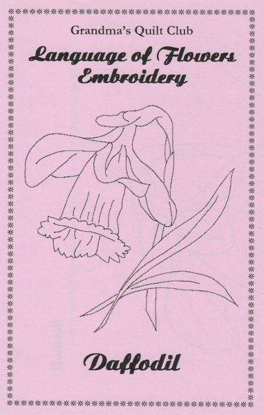 Penny Saver Embroidery - Daffodil