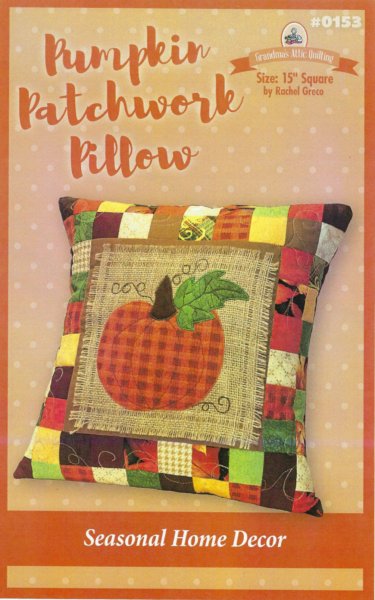 Pumpkin Patchwork Pillow Pattern