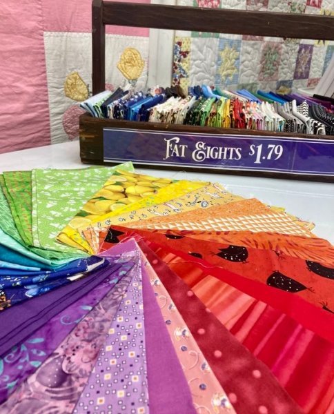 Fat Eighths Fabric Smorgasbord! - Grandma's Attic Quilting
