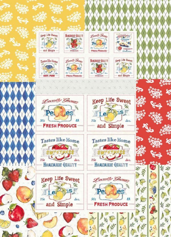 Fruit Stand by P&B Textiles - Grandma's Attic Quilting
