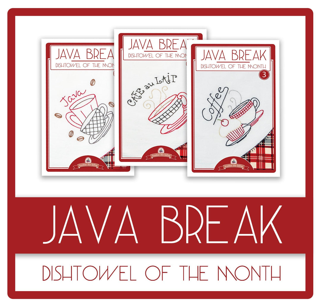 Java Break Dishtowel Club - Grandma's Attic Quilting