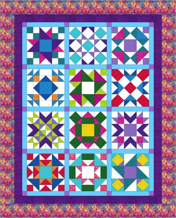 Sugar and Spice Block of the Month Club - Grandma's Attic Quilting