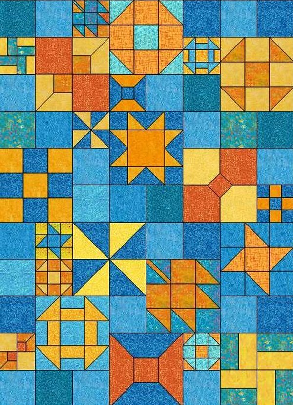 Block of the Month - Antiquated Etiquette - Grandma's Attic Quilting