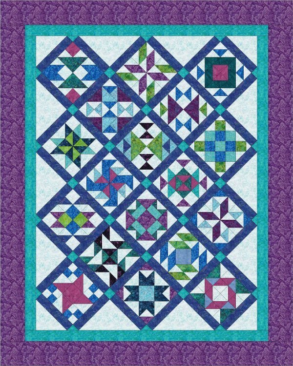 Block of the Month - Batik Quilts - Grandma's Attic Quilting