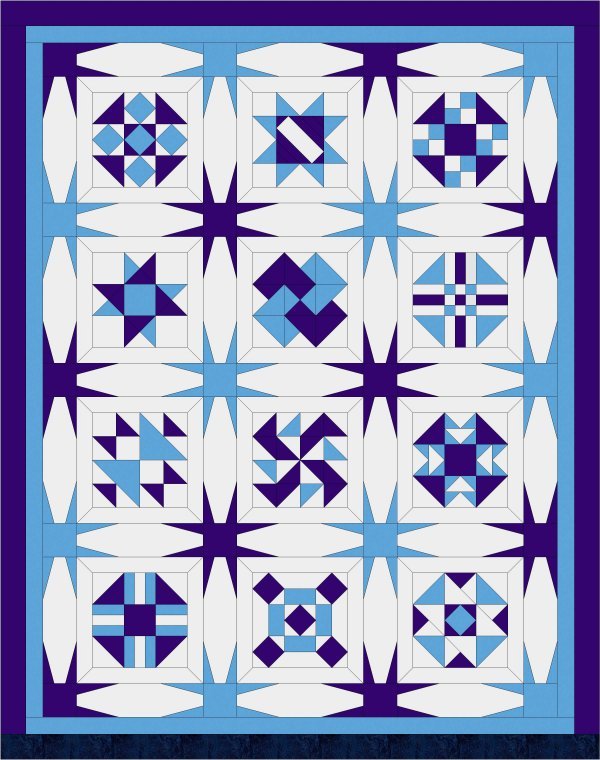 Block of the Month - Contemporary - Grandma's Attic Quilting