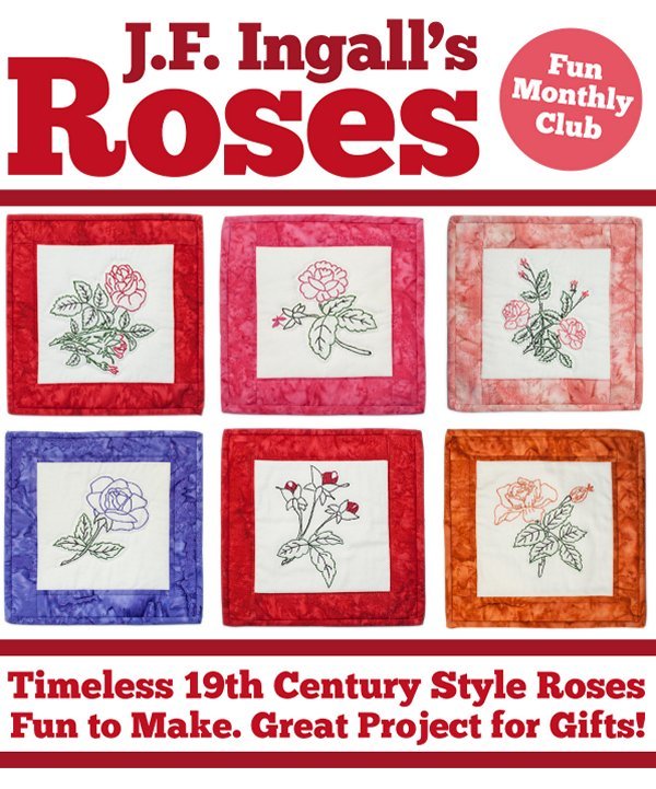 Embroidery - Pot Holders - Grandma's Attic Quilting