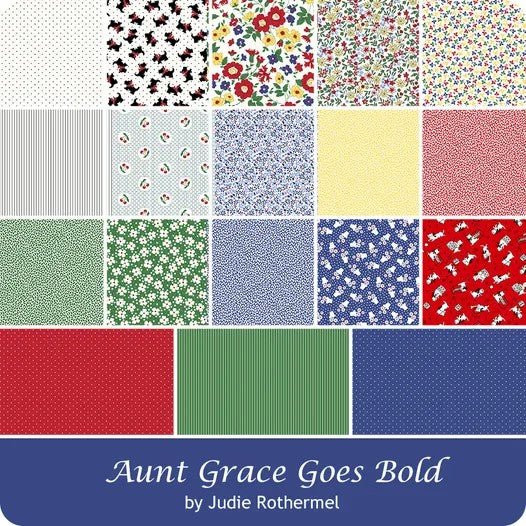 Marcus Fabrics - Aunt Grace Goes Bold - Grandma's Attic Quilting