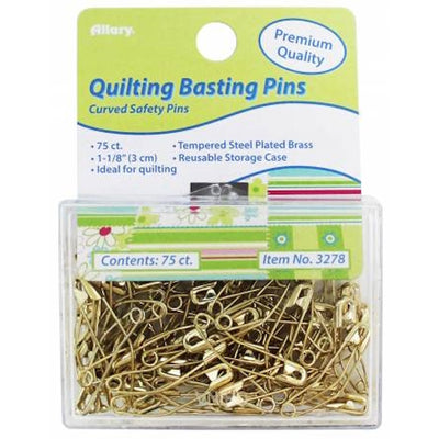 Allary - Curved Quilting Basting Pins - 1 1/8"