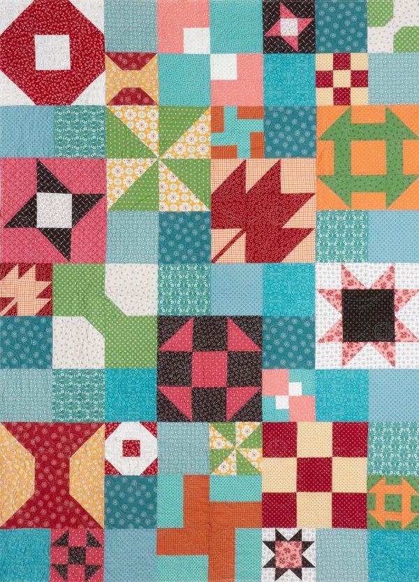 Block of the Month Club - Antiquated Etiquette Lori Holt Colorway