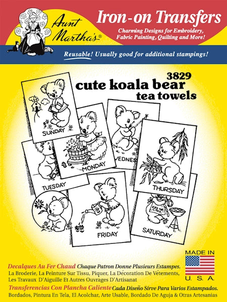 Aunt Martha 3829 - Koala Bears
