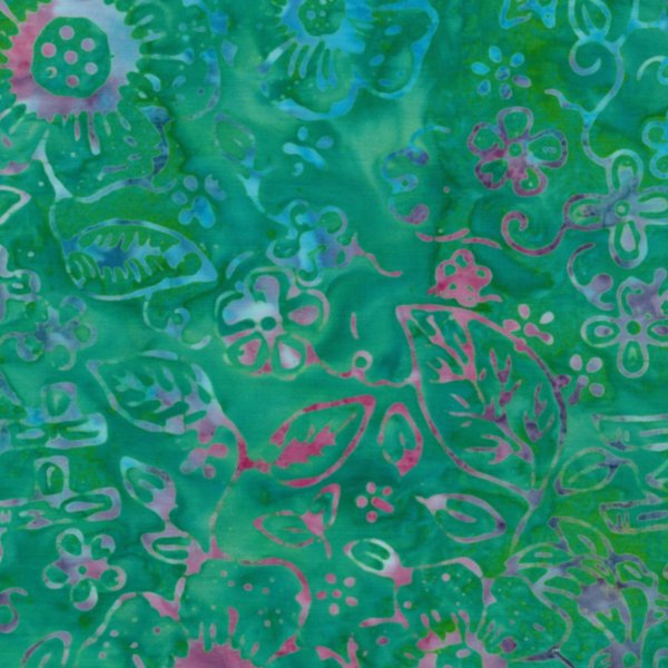 Majestic Batiks - Heliotrope-240 Green Multi
