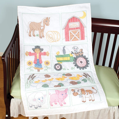 Crib Quilt Top - 4060-887 Barn