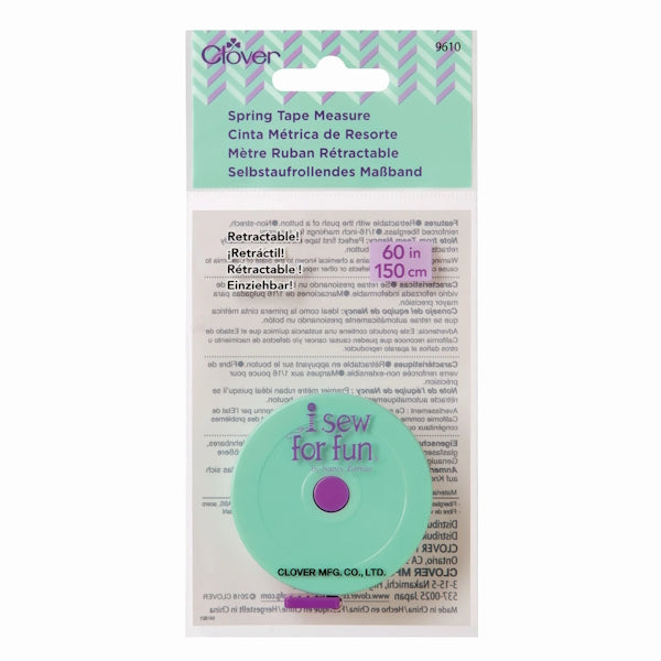 Clover - I Sew for Fun Spring Tape Measure 60"