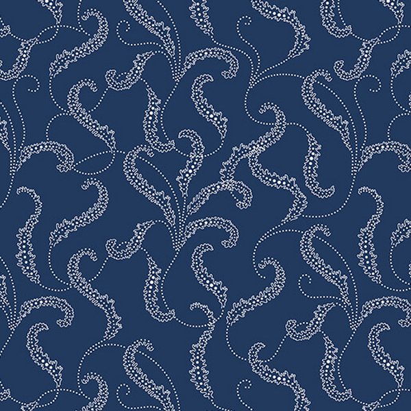 Benartex - Classic Keepsakes in Blue – Grandma's Attic Quilting