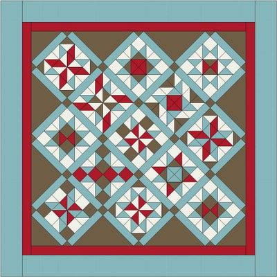 Block of the Month Land that I Love - Country Americana Colorway