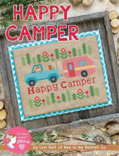 Cross Stitch - Happy Camper