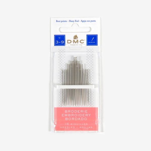 DMC - Embroidery Needles Size 3-9