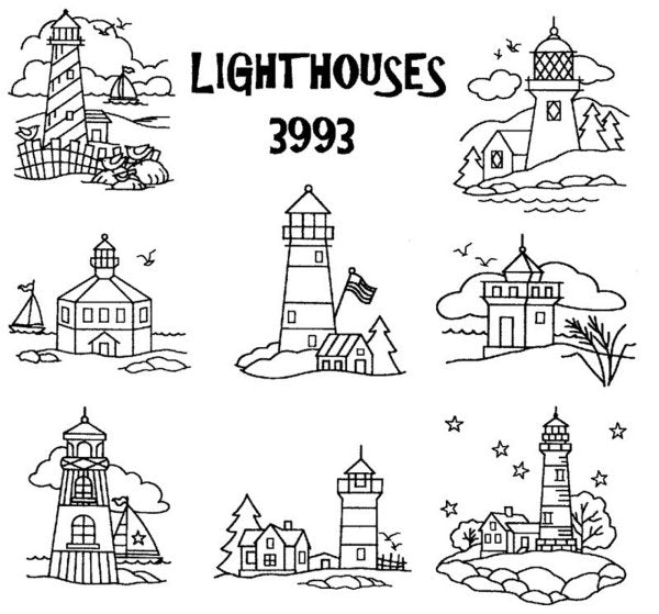 Aunt Martha 3993 - Lighthouses