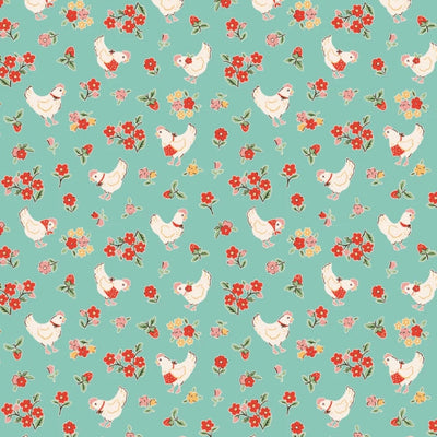 Poppie Cotton - FH25960 Teal