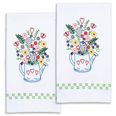 Decorative Hand Towel - 320-637 Watering Can