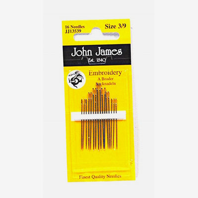 John James -  Embroidery Needles Size 3-9