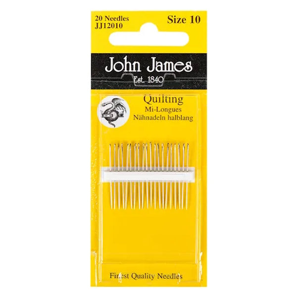 John James -  Quilting Needles - Size 10