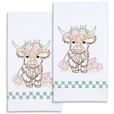 Decorative Hand Towel - 320-826 Baby Highland Cows