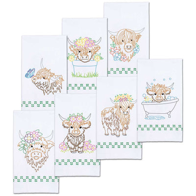 Decorative Hand Towel - 340-948 Highland Cows