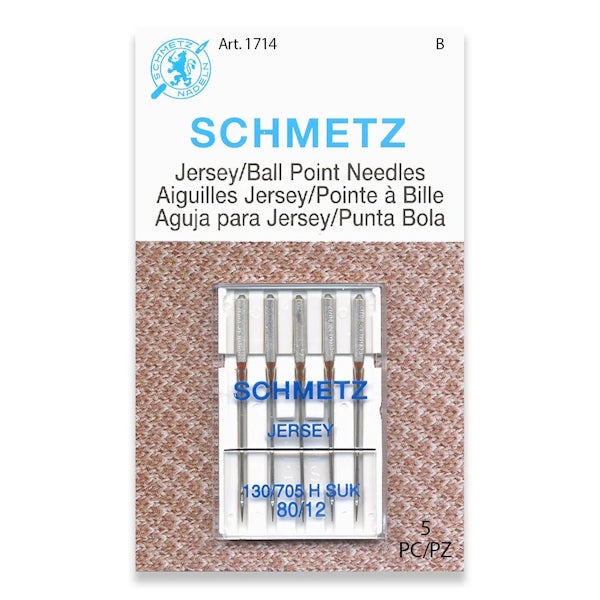 Schmetz - Jersey/Ball Point Needles 80/12