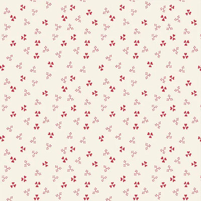 P&B Textiles - Victoria 5672-ER Ecru/Red