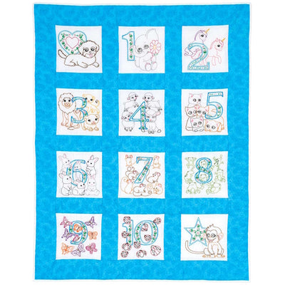 9" Quilt Squares - 300-869 Numbers