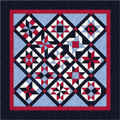 Land that I Love Block of the Month Club - Patriotic Colorway