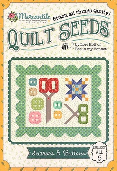 Quilt Seeds - Mercantile Scissors and Buttons