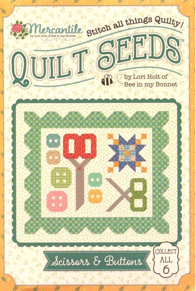 Quilt Seeds - Scissors and Buttons