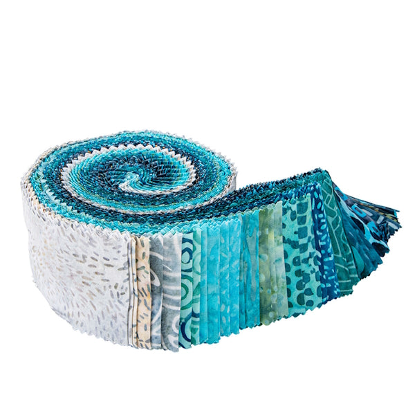 Riley Blake - Expressions Batik Rolie Polie - Bayou Blues