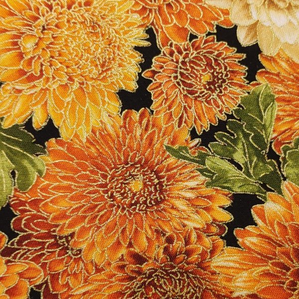 Timeless Treasures - CM1290 Orange Metallic
