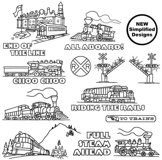 Aunt  Martha Patterns - 3945 All Aboard