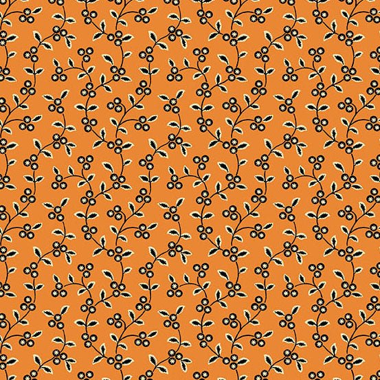 Andover - A-1530-O Pumpkin - Grandma's Attic Quilting