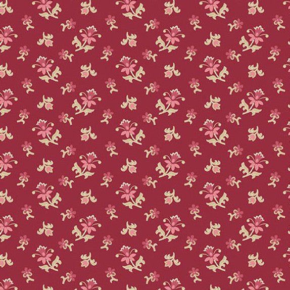 Andover - A-1593-R Crimson - Grandma's Attic Quilting