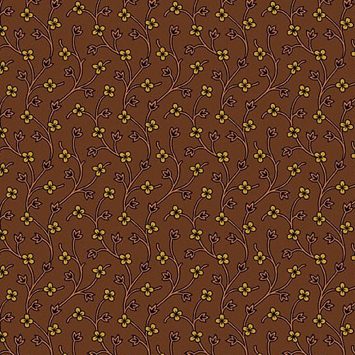 Andover - A-6016-N Chocolate - Grandma's Attic Quilting