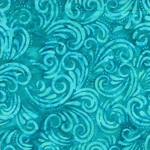 Anthology - 452Q-3 Turquoise - Grandma's Attic Quilting