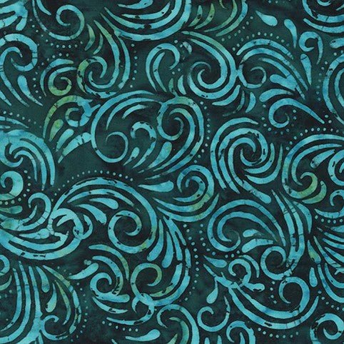 Anthology - 452Q-4 Dark Teal - Grandma's Attic Quilting