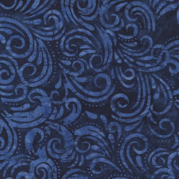 Anthology - 452Q-5 Navy - Grandma's Attic Quilting